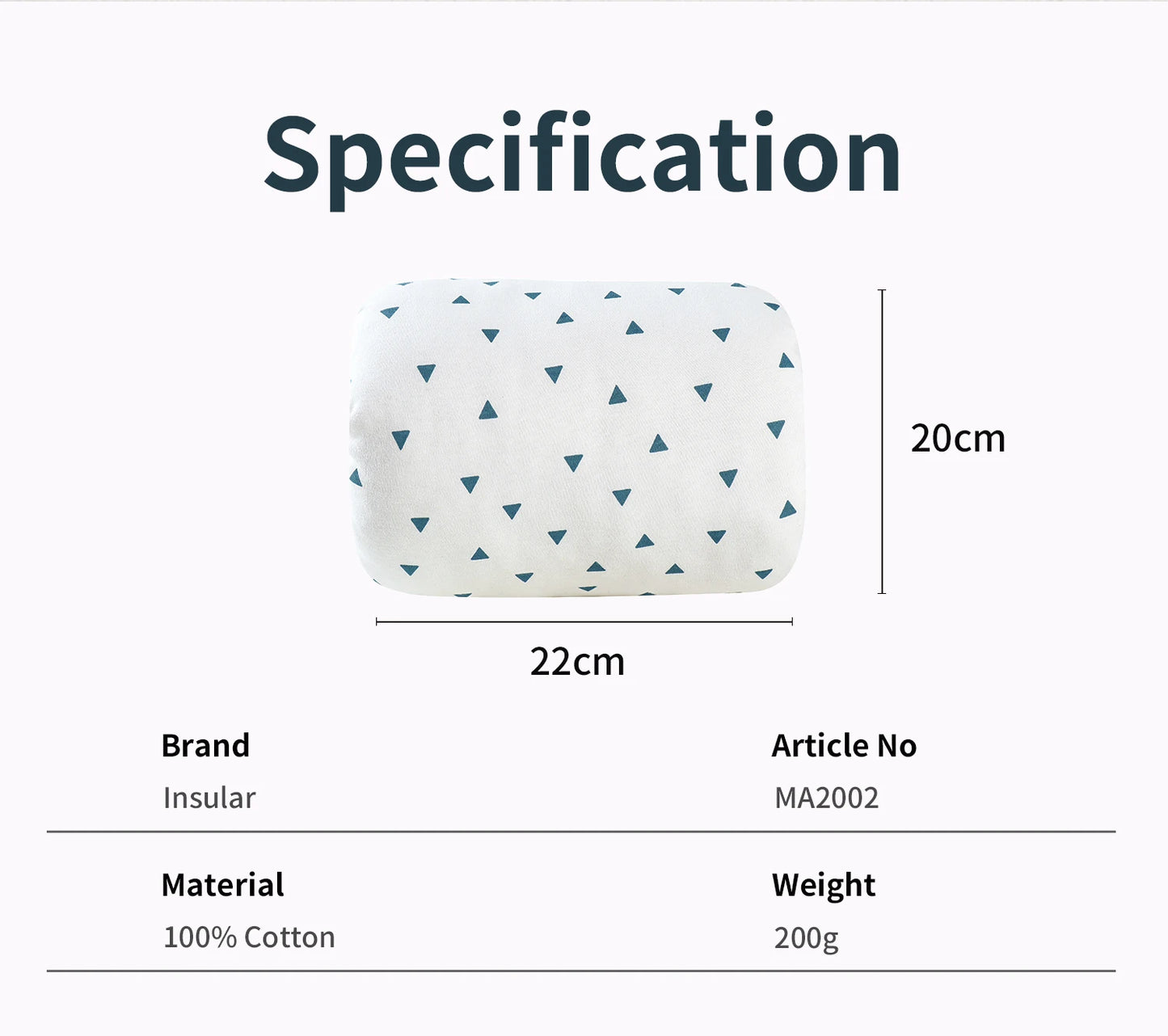 INSULAR Baby Arm Pillow | Infant Nursing & Breastfeeding Support