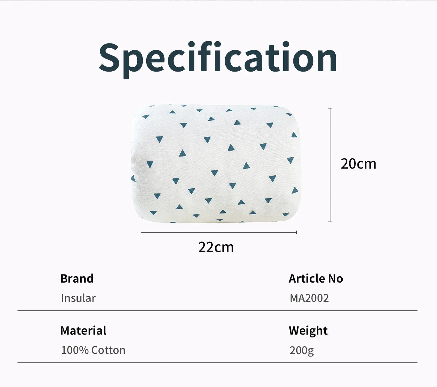 INSULAR Baby Arm Pillow | Infant Nursing & Breastfeeding Support