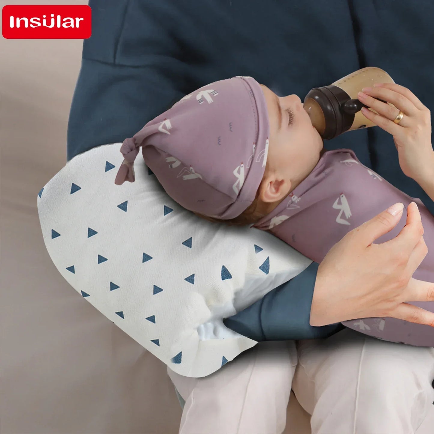 INSULAR Baby Arm Pillow | Infant Nursing & Breastfeeding Support